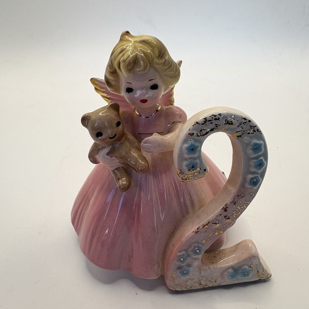 Josef Originals Angel Figurine #2 Vintage Japan MCM Kitsch